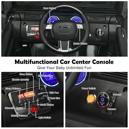 Costzon Ride on Truck, 12V Battery Powered Electric Vehicle w/ 2.4G Remote Control - costzon
