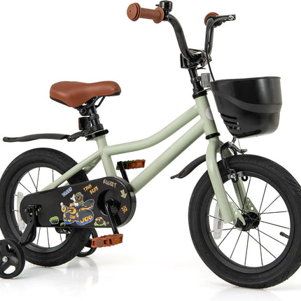 BABY JOY 12” 14” 16” 18” Kids Bike with Training Wheels for Girls Boys