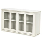 Cream White with Sliding Door Window / 1