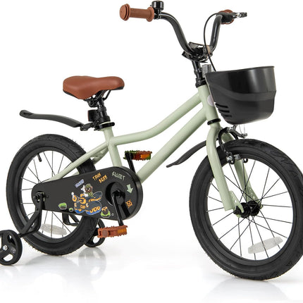 BABY JOY 12” 14” 16” 18” Kids Bike with Training Wheels for Girls Boys