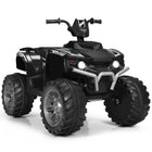 Costzon Kids ATV, 12V Battery Powered Electric Vehicle w/ LED Lights, High & Low Speed - costzon