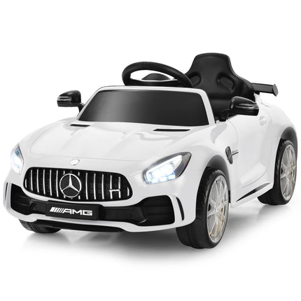 Costzon Ride on Car, 12V Licensed Mercedes Benz GTR Kids Car to Drive, Electric Cars for Kids