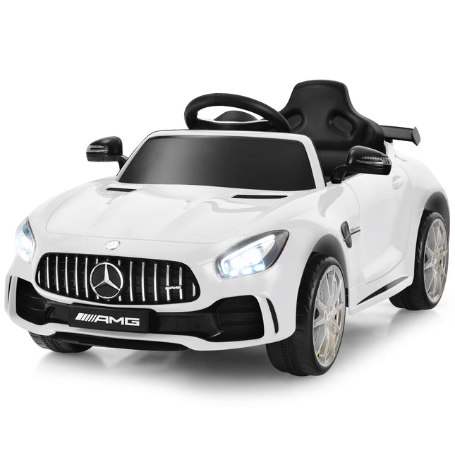Costzon Ride on Car, 12V Licensed Mercedes Benz GTR Kids Car to Drive, Electric Cars for Kids