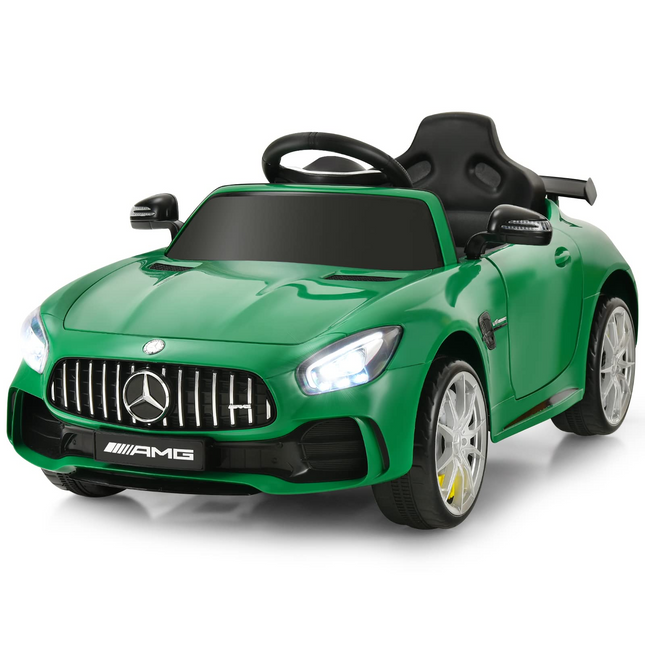 Costzon Ride on Car, 12V Licensed Mercedes Benz GTR Kids Car to Drive, Electric Cars for Kids