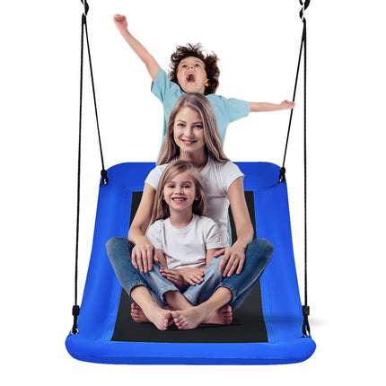 Costzon 700 lbs Giant 60'' Platform Saucer Tree Swing Set for Kids and Adult, Indoor/Outdoor Swing