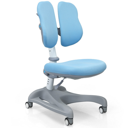 Costzon Kids Chair, Adjustable Height Student Chair w/Sit-Brake Casters
