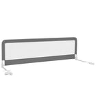 Costzon Bed Rails for Toddlers, 71'' Extra Long, Swing Down Bed Guard w/Safety Strap for Convertible Crib