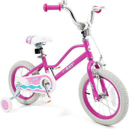 BABY JOY Girls Bike | 12” 14” 16” 18” Kids Bike for 3-8 Years Old with Training Wheels