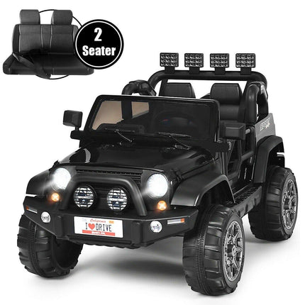 Costzon 2-Seater Ride on Truck, 12V Battery Powered Electric Vehicle Toy w/ 2.4G Remote Control - costzon