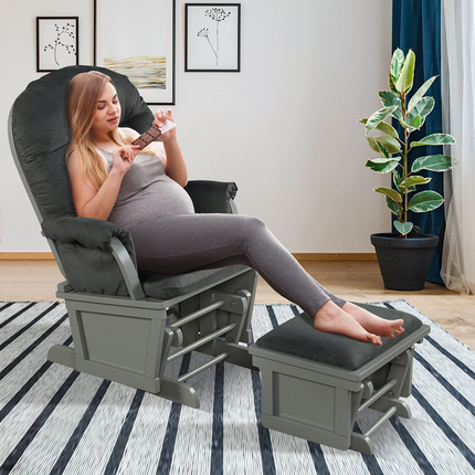 Costzon Glider and Ottoman Set