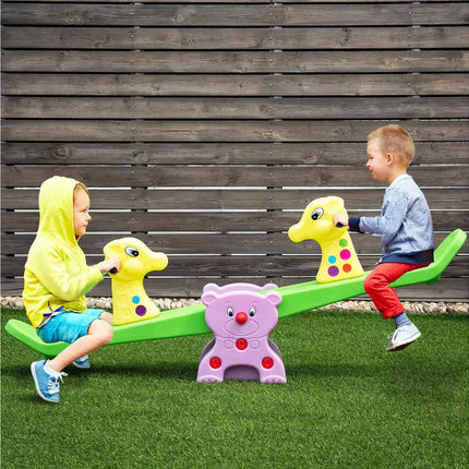 Costzon Kids Teeter Totter for Both Indoors & Outdoors