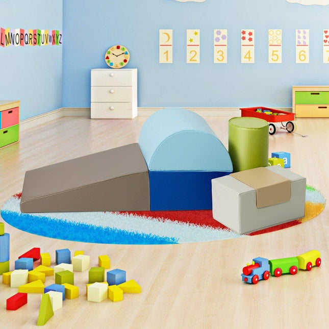 6-Piece Kids Crawl and Climb Foam Play Set - costzon