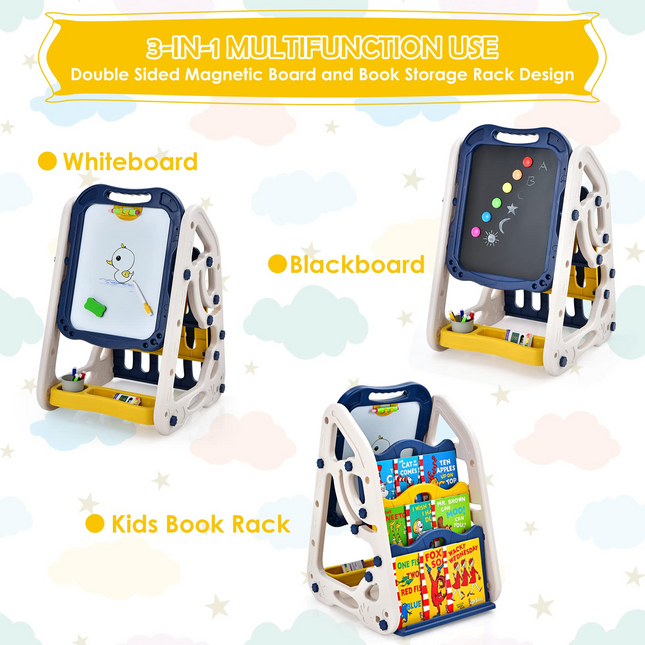 3 in 1 Art Easel for Kids - Costzon