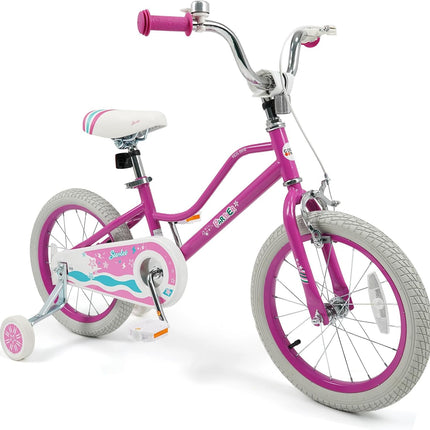 BABY JOY Girls Bike | 12” 14” 16” 18” Kids Bike for 3-8 Years Old with Training Wheels