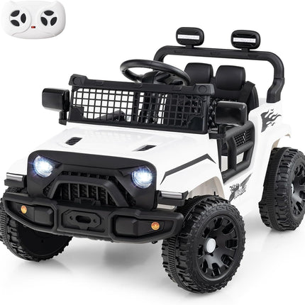 Costzon Kids Ride on Car Truck 12V Electric Vehicle w/Foldable Mirrors