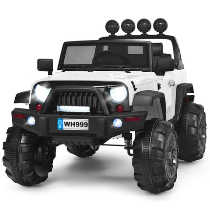 Costzon Ride on Truck, 12V Battery Powered Electric Vehicle w/ 2.4G Remote Control - costzon