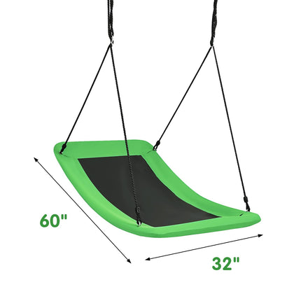 Costzon 700 lbs Giant 60'' Platform Saucer Tree Swing Set for Kids and Adult, Indoor/Outdoor Swing