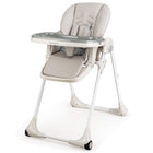 BABY JOY Convertible High Chair for Babies & Toddlers, Height Adjustable, Grow & Go High Chair w/Recline & Footrest - costzon