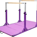Purple,Double Bars+8 ft Mat
