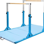 Blue,Double Bars+8 ft Mat