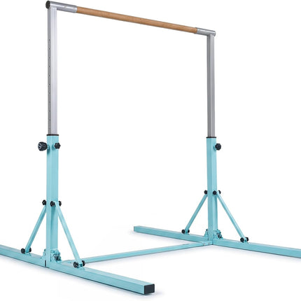 Costzon 3FT/5FT Foldable Gymnastics Bar w/ 13-Level Adjustable Heights