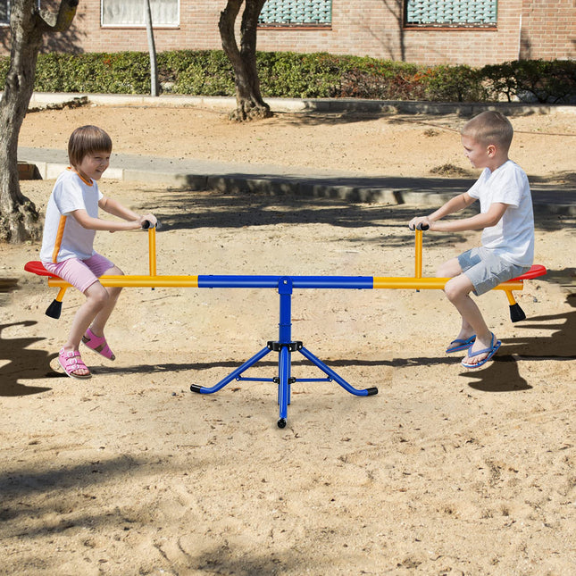 Kids Seesaw Swivel Teeter Totter Playground Equipment - Costzon
