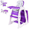 Baby High Chair, 3 in 1 Infant Table and Chair Set - costzon