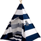 Blue & White Stripe