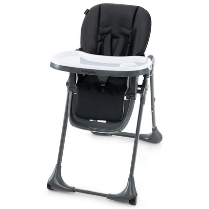 BABY JOY Convertible High Chair for Babies & Toddlers, Height Adjustable, Grow & Go High Chair w/Recline & Footrest