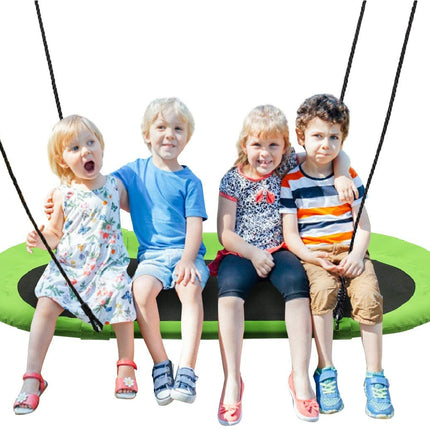 Costzon 60'' Giant Waterproof Platform Saucer Tree Swing Set, 700 lb Weight Capacity