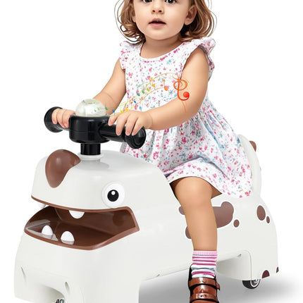 Ride On Push Car Dinosaur Themed Foot to Floor Baby Ride On Sliding Car