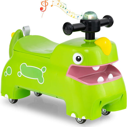 Ride On Push Car Dinosaur Themed Foot to Floor Baby Ride On Sliding Car