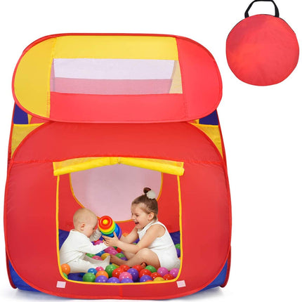 Ball Pit Play Tent for Kids, 100 Balls Included - costzon