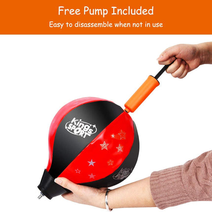 Costzon Kids Boxing Set, Height Adjustable Punching Ball Stand (Kids) - costzon