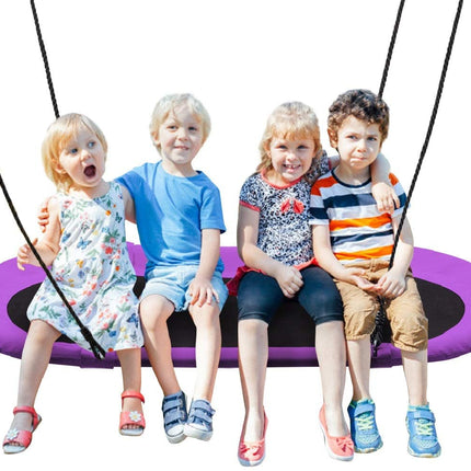Costzon 60'' Giant Waterproof Platform Saucer Tree Swing Set, 700 lb Weight Capacity