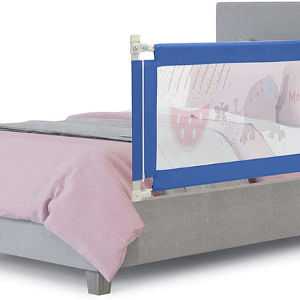 BABY JOY Bed Rail for Toddlers, Height Adjustable & Foldable Baby Bed Rail Guard