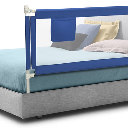 BABY JOY Bed Rail for Toddlers, Height Adjustable & Foldable Baby Bed Rail Guard