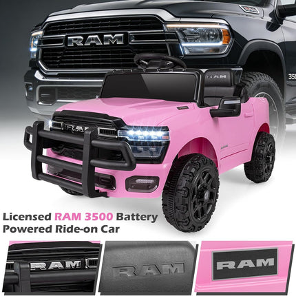 Costzon Ride On Car | 12V Licensed RAM Kids Electric Vehicle w/Remote Control