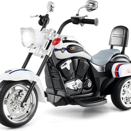 Costzon Kids Ride on Chopper Motorcycle, 6 V Battery Powered Motorcycle Trike w/Horn