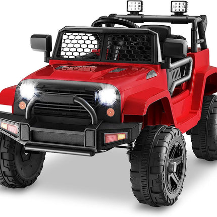 Costzon Ride on Car, 12V Battery Powered Truck Vehicle, Electric Car for Kids