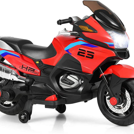 Costzon Kids Ride On Motorcycle, 12V Electric Battery Powered Ride On Bike - costzon