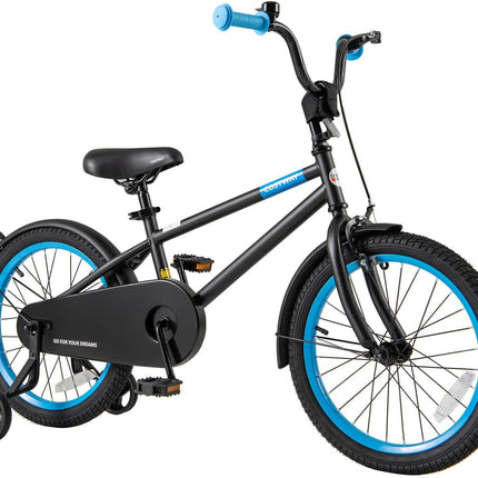 BABY JOY Kids Bike, 12 Inch Sport Style Children's Bicycle with Vivid Color, Training Wheels