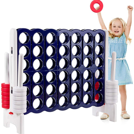 Costzon Giant 4-in-A-Row, Jumbo 4-to-Score Giant Games for Kids Adults - costzon