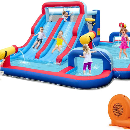 BOUNTECH Inflatable Water Slide, Waterslide Park Bounce House for Outdoor