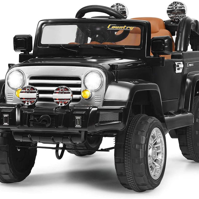 Costzon Ride On Car, 12V 2WD Powered Truck, Manual/ Parental Remote Control Modes - costzon