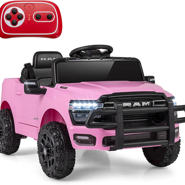 Costzon Ride On Car | 12V Licensed RAM Kids Electric Vehicle w/Remote Control