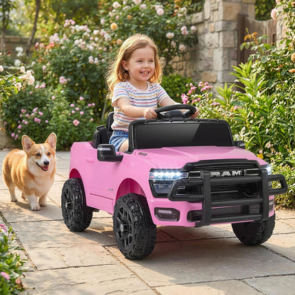 Costzon Ride On Car | 12V Licensed RAM Kids Electric Vehicle w/Remote Control