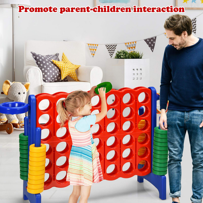 Giant 4-in-A-Row, Jumbo 4-to-Score Giant Game - Costzon