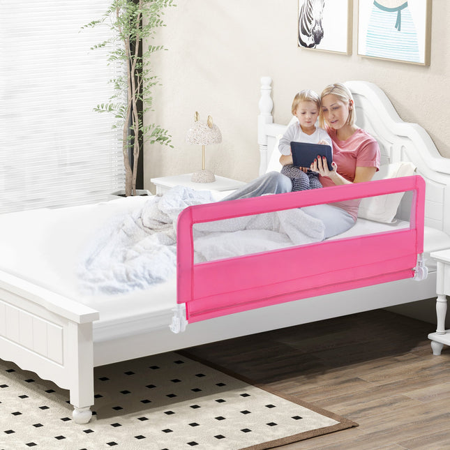 Costzon Bed Rail Guard for Toddlers, 59" Foldable Baby Bed Rail