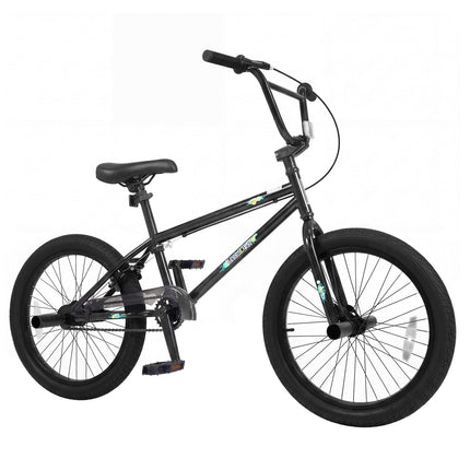 BABY JOY 20" Freestyle BMX Bicycle for Kids Teens & Adults w/ 360° Steering & 4 Pegs